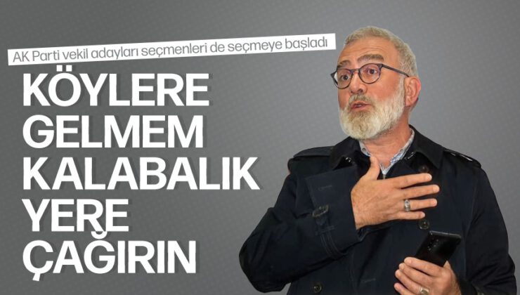 AK PARTİ VEKİL ADAYLARI SEÇMENLERİ DE SEÇMEYE BAŞLADI