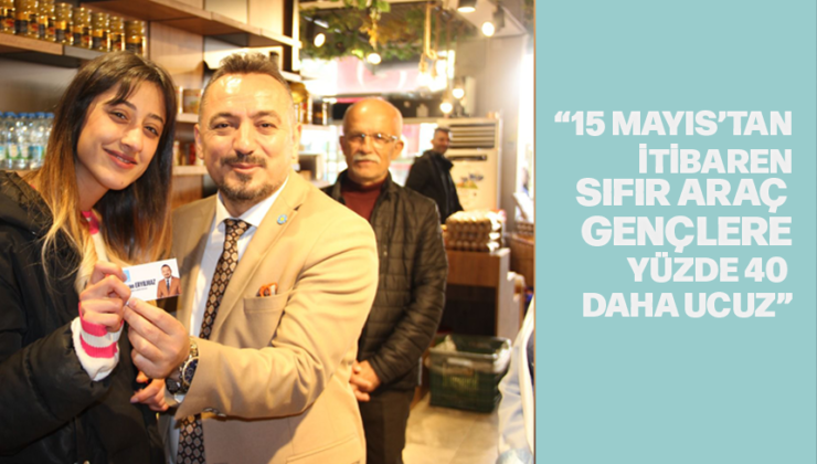 İYİ PARTİLİ ERYILMAZ’DAN GENÇLERE SEÇİM VAADİ