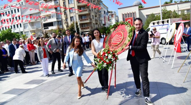 CHP Manisa 30 Ağustos Zafer Bayramı’nı coşkuyla kutladı