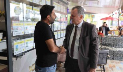 Başkan esnafla buluştu, talepleri dinledi