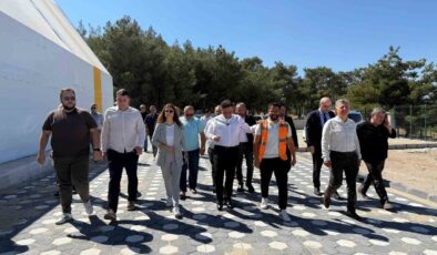 Baybatur Soma’da yatırımları yerinde inceledi