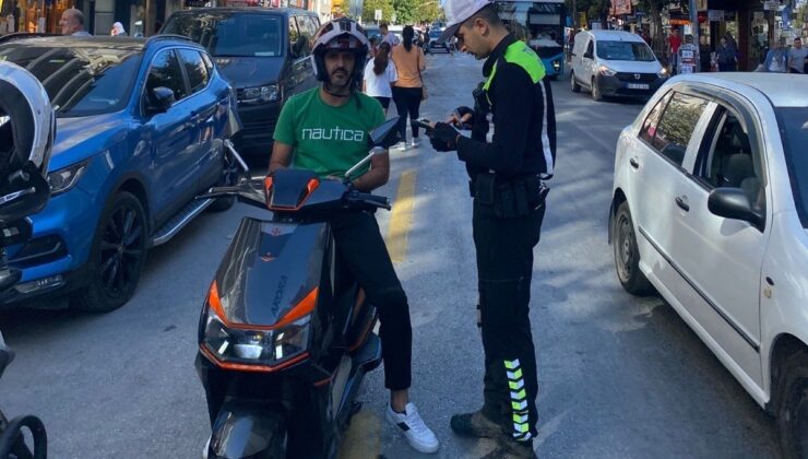 Manisa’da motosiklet ve motorlu bisikletlere sıkı denetim
