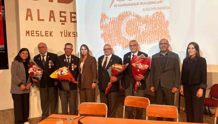 Gaziler, öğrencilerle buluştu