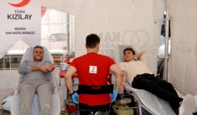 Manisa’da kan bağışına yoğun ilgi