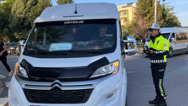 Manisa’da okul servis araçlarına sıkı denetim