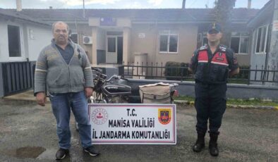 Salihli’de plakasız motosiklet çalıntı çıktı
