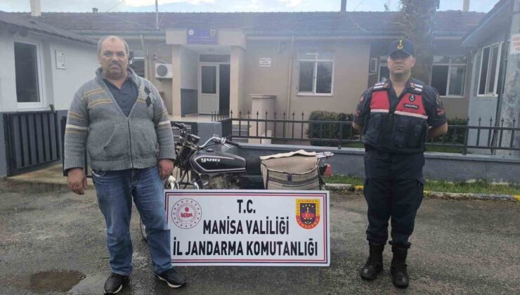 Salihli’de plakasız motosiklet çalıntı çıktı