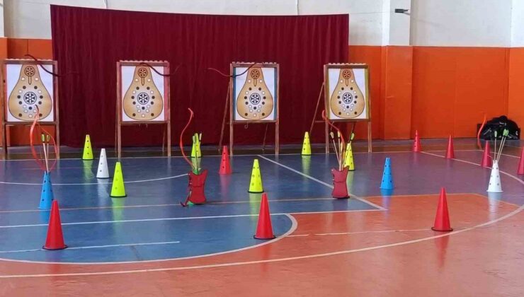 Sarıgöllü gençler ve çocukların ilgi alanı okçuluk sporu