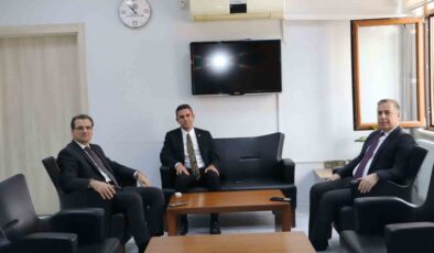 Kaymakamlardan Kaymakam Yıdız’a ’hayırlı olsun’ ziyareti