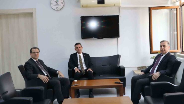 Kaymakamlardan Kaymakam Yıdız’a ’hayırlı olsun’ ziyareti