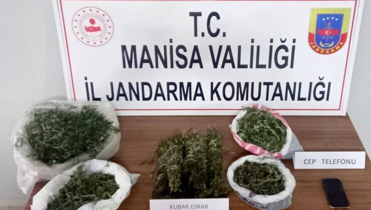 Manisa jandarmasından uyuşturucu operasyonu: 3 tutuklama