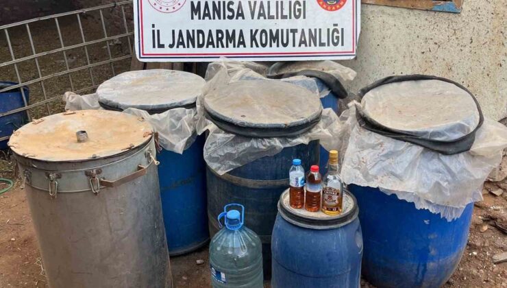Manisa’da 82 litre sahte içki ele geçirildi