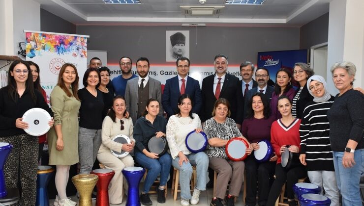 Salihli’de şehit aileleri ve gaziler için Ritm Atölyesi düzenlendi