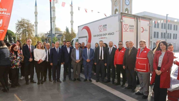 Yunusemre’de kan ve kök hücre bağış kampanyası düzenlendi