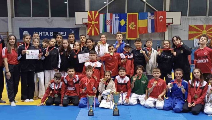 Yunusemre’nin judocuları Makedonya’dan zaferle döndü