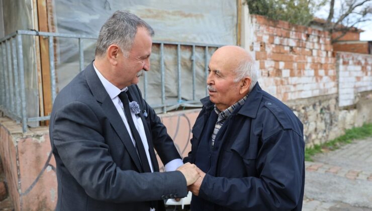 Başkan Balaban Ortaköy sakinlerinin taleplerini tek tek not aldı