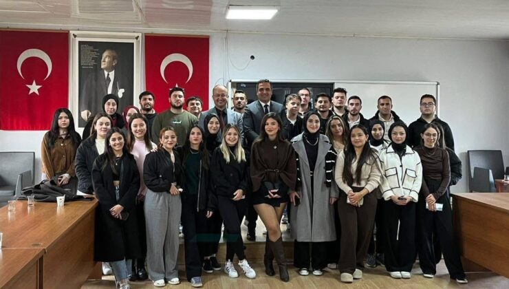 Geleceğin tapu teknikerlerine Kaymakam Dalak’tan mesleki rehberlik