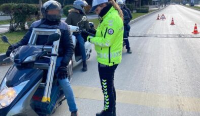 Manisa’da motosiklet denetimlerinde 1,8 milyon TL ceza