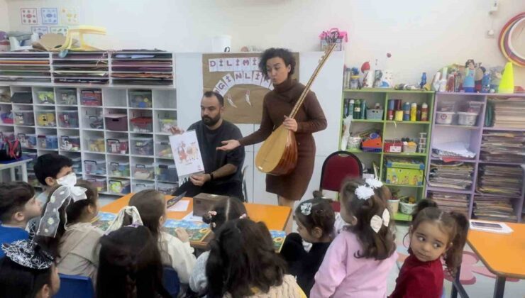 Minik yürekler dilin ve kültürün izinde