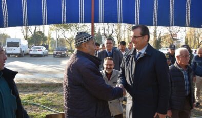 Salihli Kaymakamı Güldoğan Sarıpınar’da sorunları dinledi