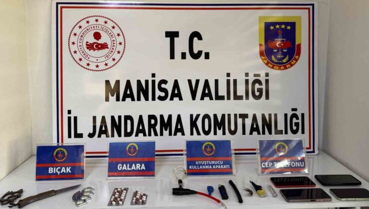 Salihli’de ikamete uyuşturucu operasyonu