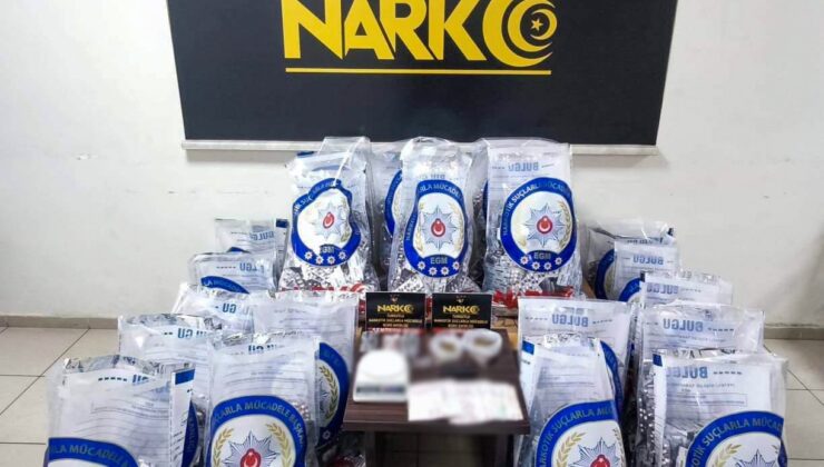 Turgutlu’da 83 bin sentetik ecza ele geçirildi