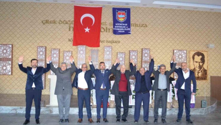Köprübaşı Şoförler Odası’nda tek liste tam destek