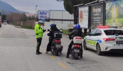 Manisa’da 3 günlük motosiklet denetiminde 476 bin TL ceza