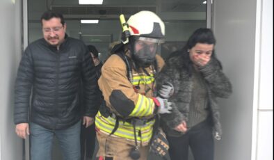 MASKİ’de yangın tatbikatı