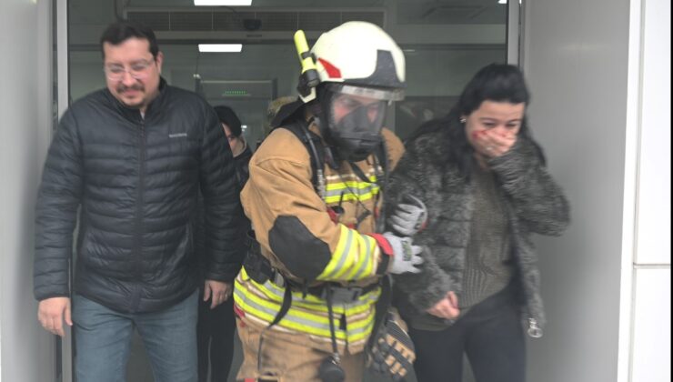 MASKİ’de yangın tatbikatı