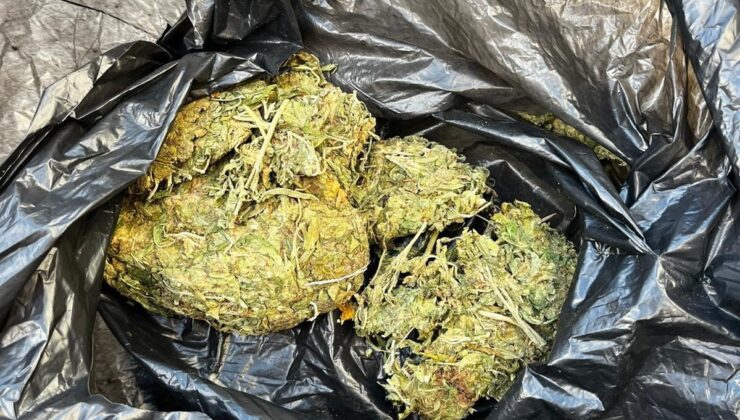 Şüpheli araçtan 50 gram esrar çıktı