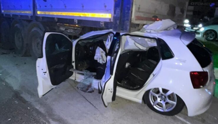 Turgutlu’da trafik kazası: 1 ölü, 2 yaralı