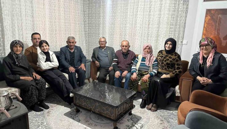 Bahadırlar’da duygu dolu ziyaret