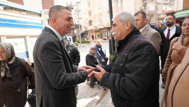 Başkan Şimşek esnafın sorunlarını dinledi