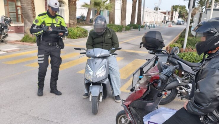 Manisa’da 54 motosiklet trafikten men edildi