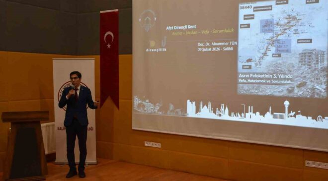 Salihli’de ‘Dirençli Kentler’ konferansı