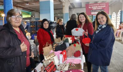 Yunusemre’de 14 Şubat temalı “Kadın El Emeği Pazarı” kuruldu