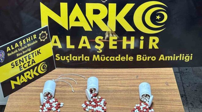 Alaşehir’de sentetik hap operasyonu: 1 tutuklama