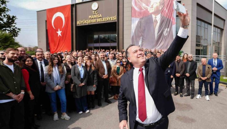 Başkan Dutlulu, Büyükşehir ve MASKİ personeliyle bayramlaştı