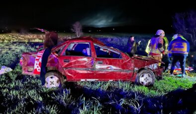 Bayram arifesinde feci kaza: 1 ölü, 1’i ağır 3 yaralı