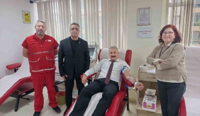 Emniyet Müdürü Aktaş’tan 23’üncü kan bağışı