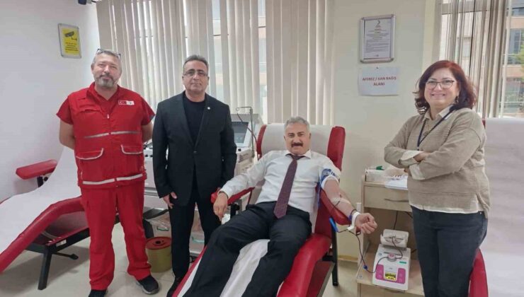 Emniyet Müdürü Aktaş’tan 23’üncü kan bağışı