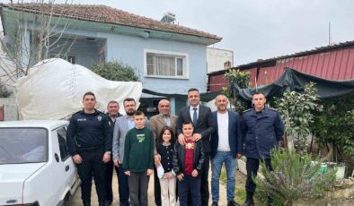 Kaymakam Dalak, şehit ve gazi ailelerini bayramda da yalnız bırakmadı