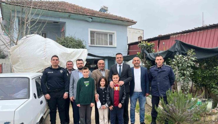 Kaymakam Dalak, şehit ve gazi ailelerini bayramda da yalnız bırakmadı