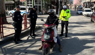 Manisa’da kasksız sürücülere geçit yok