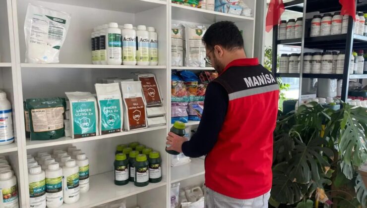 Sarıgöl’de gübre ve zirai ilaç satış noktaları denetlendi