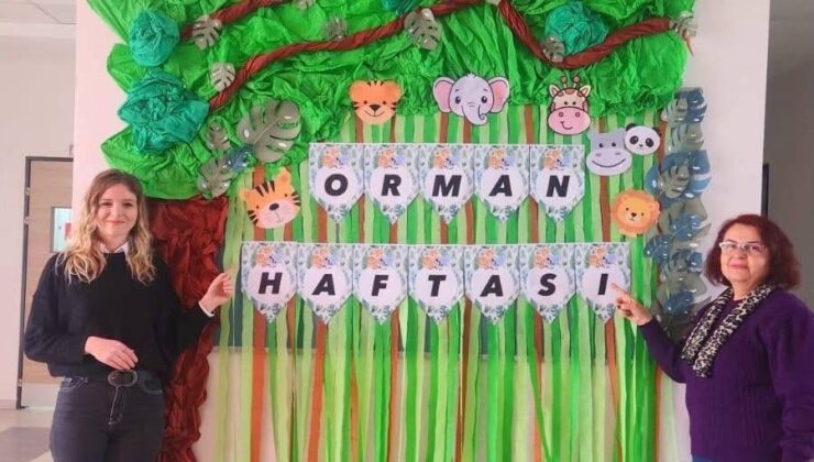 Sarıgöl’de Orman Haftası Panosu büyük ilgi gördü