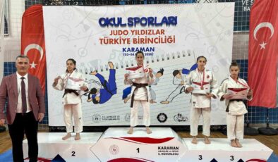 Yunusemreli judocular Karaman’dan 3 madalyayla döndü