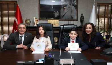 Başkan Şimşek 23 Nisan’ı çocuklarla beraber geçirdi