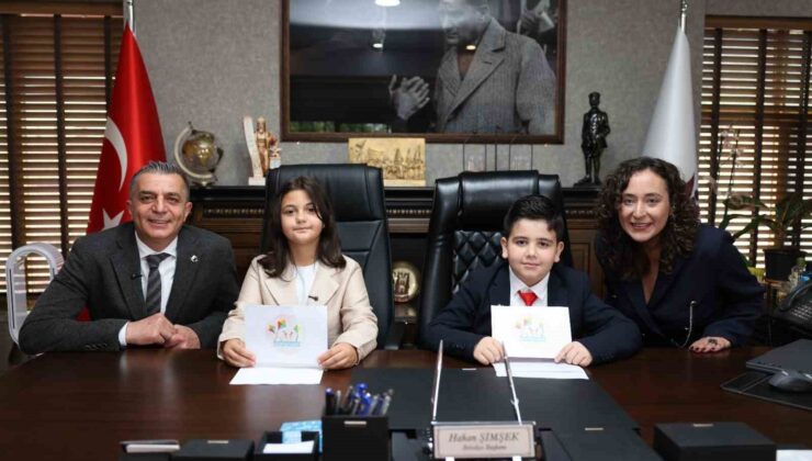 Başkan Şimşek 23 Nisan’ı çocuklarla beraber geçirdi